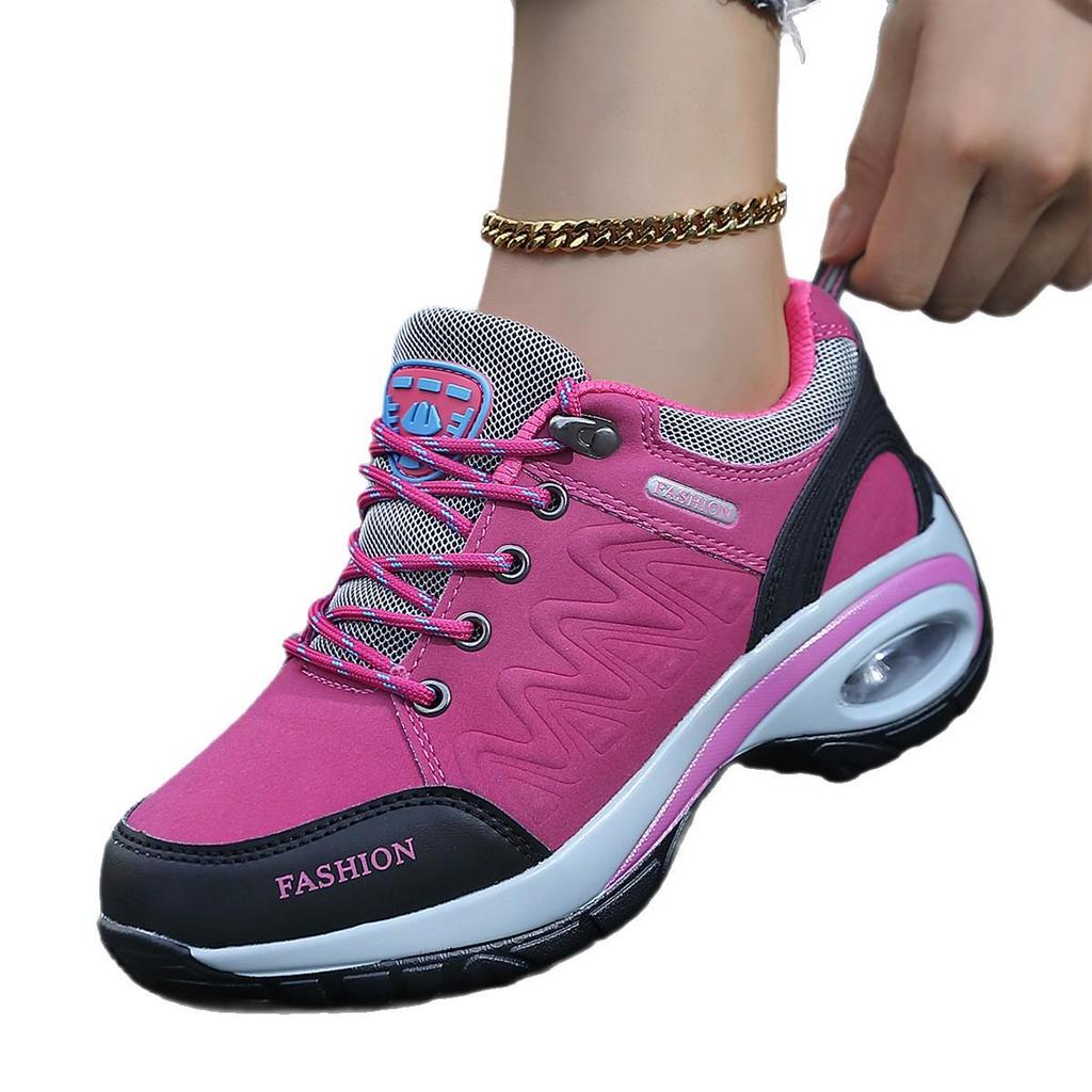 2023 Autumn Women's Air Cushion Running Shoes - Height Increasing, Soft Sole, Shock Absorbing, Versatile, Thick Sole Casual Sneakers