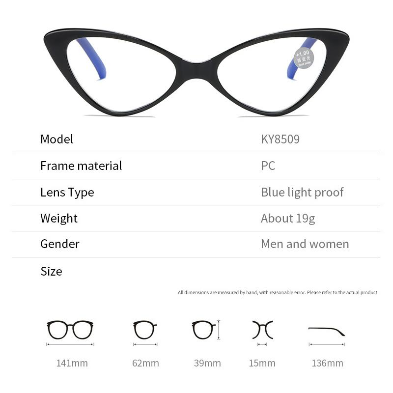 Vintage Cat Eye Reading Glasses Retro Leopard Print Spring Hinge Lightweight Women Presbyopic Eyewear Fashion