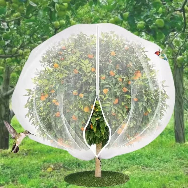 Fruit Tree Pest Control Net Bird Proof Cover Bag Zippered Blueberries Balcony Tomatoes Fruit Fly Mosquito Control Transparent