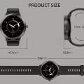 Hot Sale Fashion Smart Watch DM76 Compass Altitude 1.32 Screen 5ATM Waterproof Men Smart Watch DM76 чёрный