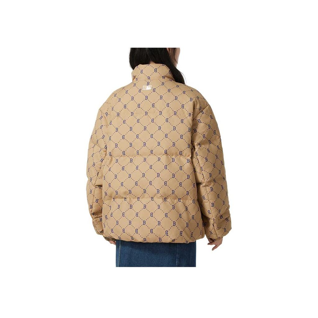 New MLB Basic Boston Red Sox Down Jacket Unisex Light Beige 3ADJM1046-43BGL