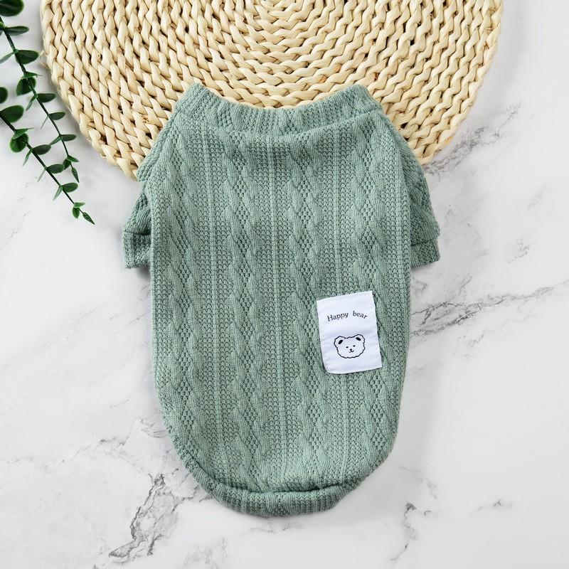 Knitted Pet Sweater Small To Medium Dogs Cats Winter Warm Cozy Clothing