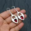 Pink Tourmaline Gemstone Handmade 925 Sterling Silver Jewelry Earring