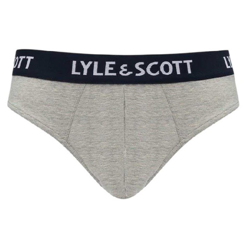 Lyle & Scott Mens Branded Tape Briefs (Pack of 3)