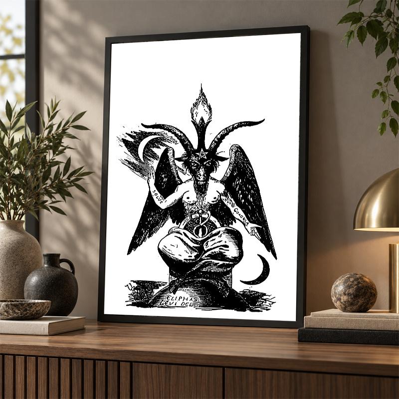 Baphomet Diamond Painting Kit 5D Full Drill DIY Diamond Mosaic Wall Art Home Decor