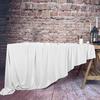 Matte Velvet Tablecloth, Milky White, For A Table 230X230Cm