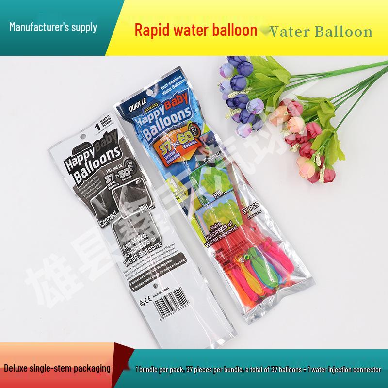 Quick-Fill Small Water Balloons – Summer Toy for Kids' Birthday Play and Water Fights