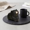 Cute Wooden Carving Ornament Decoration Mini Bear Statue Cuddly Wooden Bear Figurines  Gift