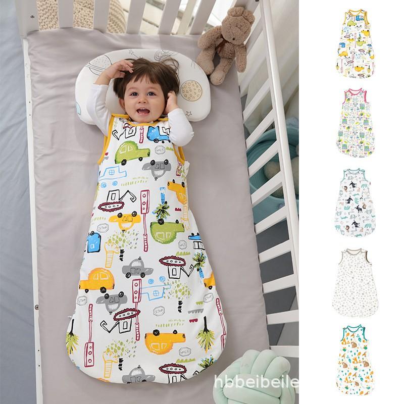 Baby Cotton Sleeveless Sleep Sack Winter Warm Anti-kick Blanket Infants