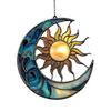Acrylic Window Hangings,Birds Sunflowers Suncatchers for Window Hanging Housewarmings Gift Fake Plant Decors