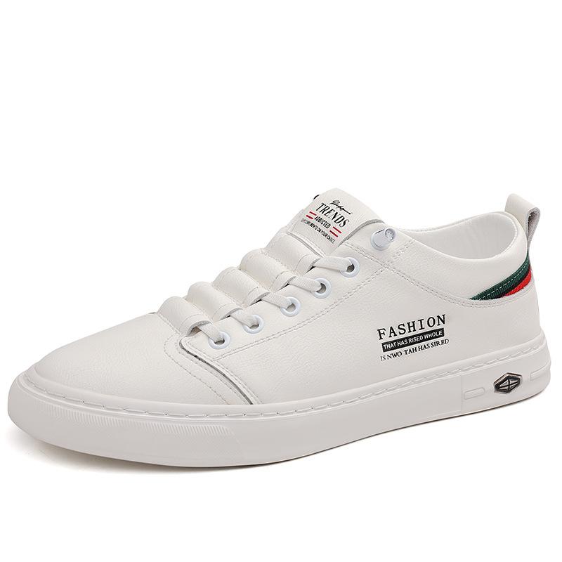 Men's shoes autumn 2025 new casual leather shoes little white shoes men's board shoes cowhide breathable foot shoes men's