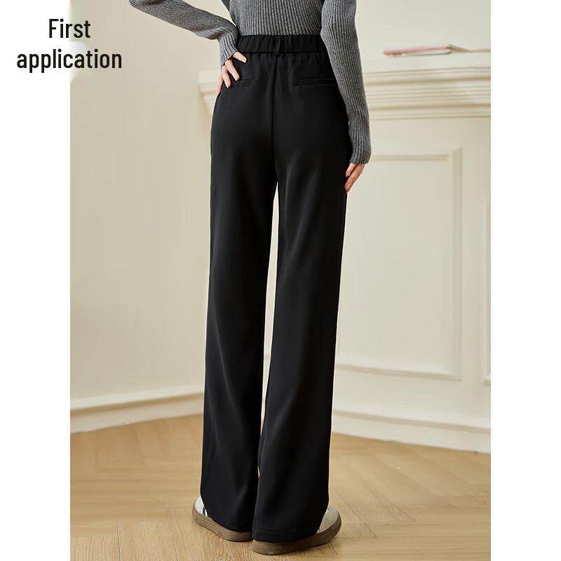 Chushen Women's High-Waist Casual Commuter Trousers