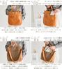 ZUCCHERO Women's Genuine Leather Shoulder Bag, CrossbodyShoulder Bag, 2-Way, Leather, B5, 40128