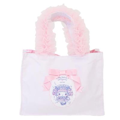 My Melody Little Twin Stars X DOLLY MIX Frill Square Handbag In Light Pink &