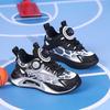 Spring 2025 Waterproof Leather Boys' Basketball Shoes for Kids - Wear-Resistant Trendy Running Shoes