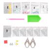 Rhinestone Earrings Waterproof Healthy Harmless Uniform Texture Beautiful Exquisite Shiny Ear Studs
