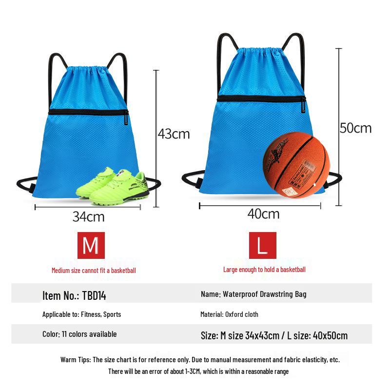 Multipurpose Drawstring Bag for Sports and Training