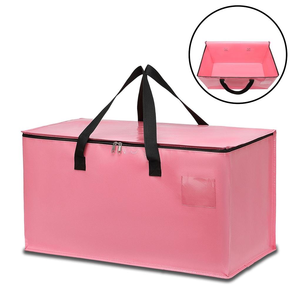 4pcs Moving Storage Bags 93L Clothing Organizers Luggage Bag Large Capacity Waterproof Clothes Quilts Luggage Storage Bag