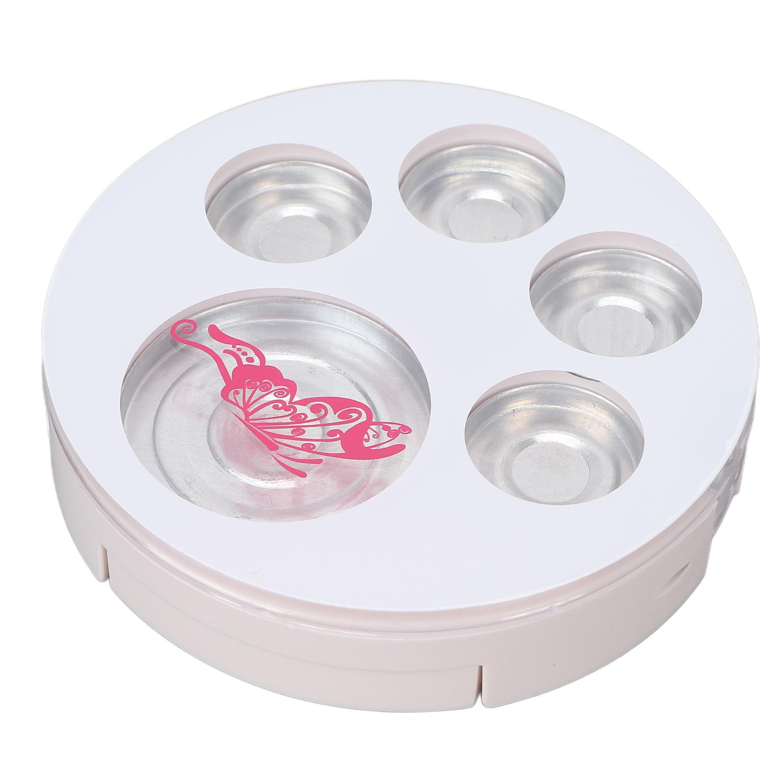 

Пустая палетка для теней 5 ячеек DIY палетка для макияжа Контейнер для теней Лоток для румян Пудры для бровей