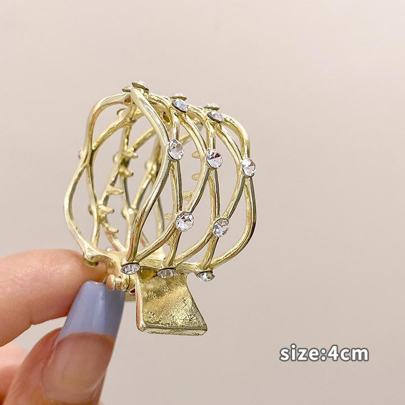 Korean Pearl Crystal Claws Clips Women Geometric Claw Girls Clamps Crab Headband Hairpin Fashion Hair Accessories