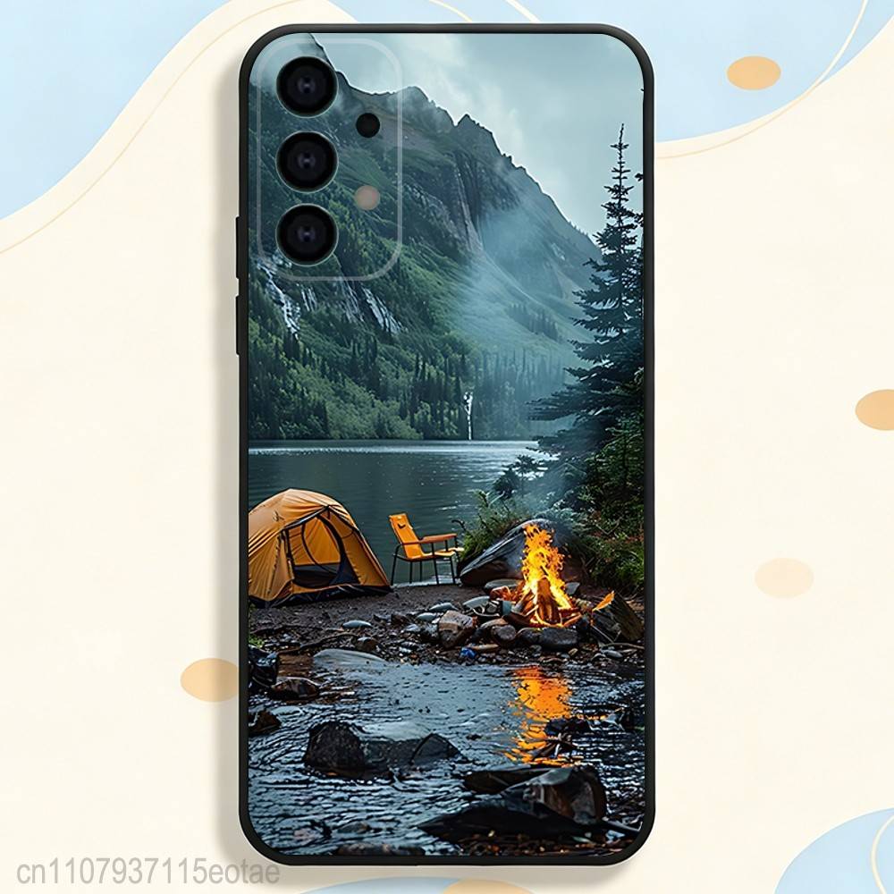

Nature Mountain Outdoor Camping Phone Case Silicone Soft For Samsung S26,S25,S24,S21,S22,S23,S30,Ultra,S20,Plus,Fe,Lite SamsungS21FE