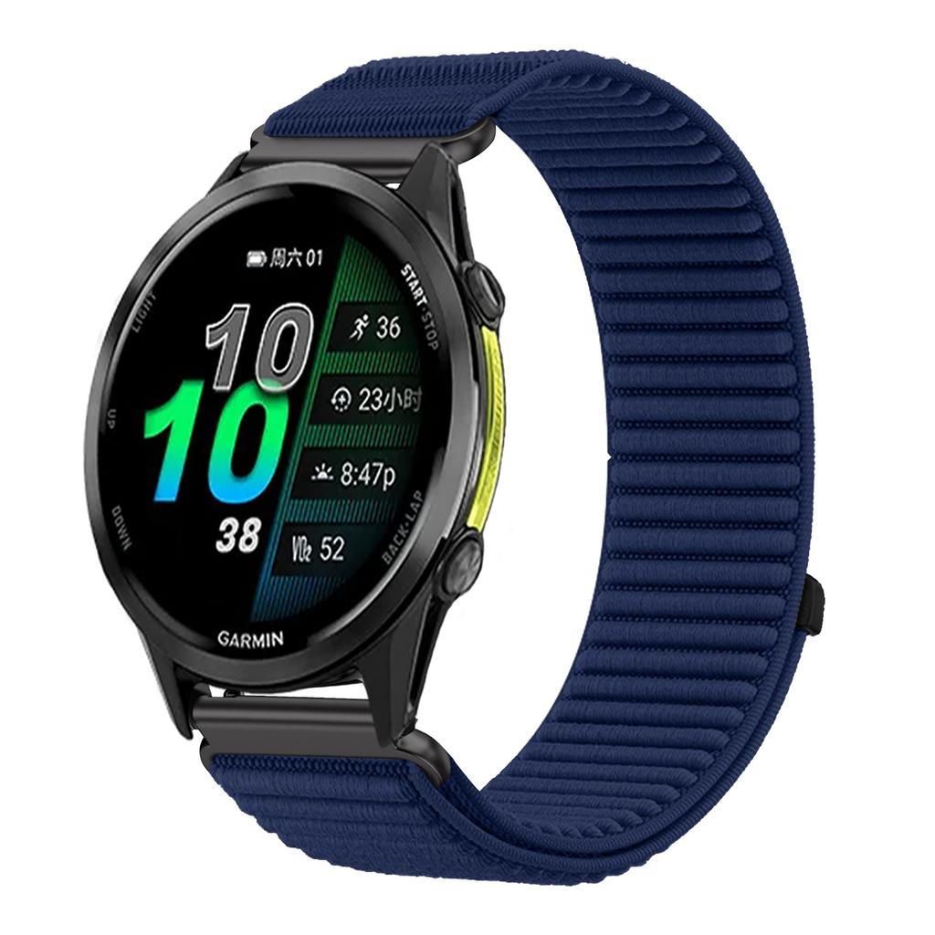 18mm 20mm 22mm Nylon Loop Strap for Garmin Forerunner 970 570 965 955 165 55/Venu 4 45mm 41mm Bracelet for Garmin Vivoactive 6 5