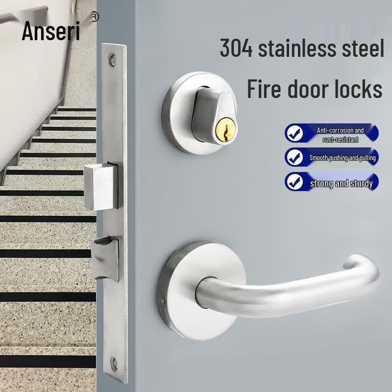 Ansell 304 Stainless Steel Fire Door Passage Lock