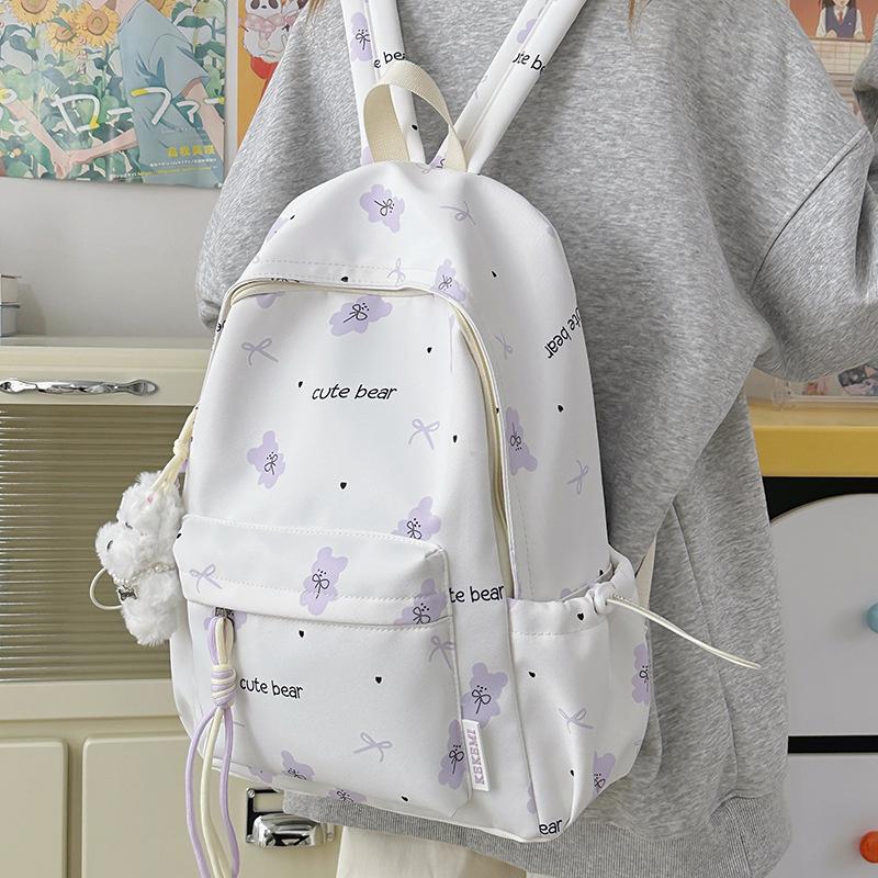 Lightweight Schoolbag Style Niche Girls Junior High School Students High Value New Shoulder Bag Large Capacity High School Backpack Women