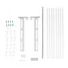 Expandable Wall-Mounted Microwave Oven Rack, Stainless Steel Kitchen Storage Shelf Suitable for Storage Tableware/Microwave Oven