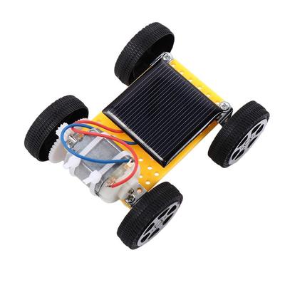 Science Experiment Children Solar Car Toys DIY Assembled Energy Solar Powered Toy Car Robot Kit Set