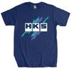 Heißes Japanisches Hochleistungs-Autotuning-Marken-HKS Grafikdruck T-Shirt Herren Damen Rundhals Baumwolle Locker Freizeit Oversize Kurzarm Sommer Neues T-Shirt