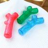 Dog Squeak Toy TPR Chew Twig Shape Toy with Squeaker Branch-shape Squeak Sound Toy Tree Crotch Style