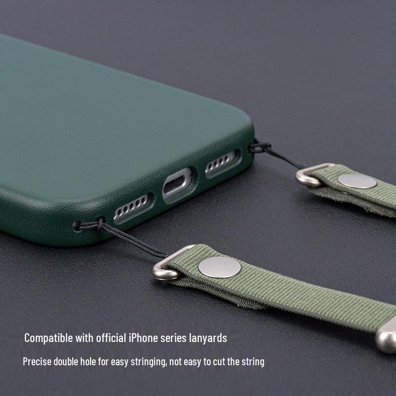 iPhone 17 Air Plain Leather Texture Magsafe Case Pro Max Magnetic Full Coverage Protective