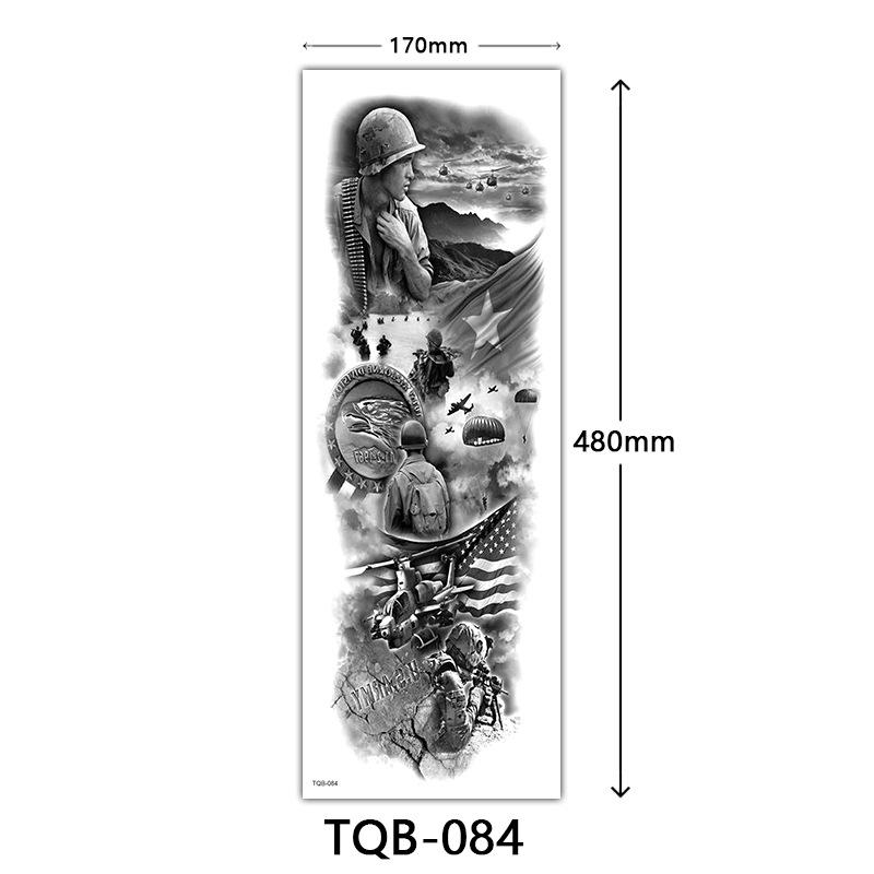 Full Arm Tattoo Sticker Full Arm, Full Arm Big Picture Tattoo Sticker, Flower Arm Tattoo Sticker Tattoo