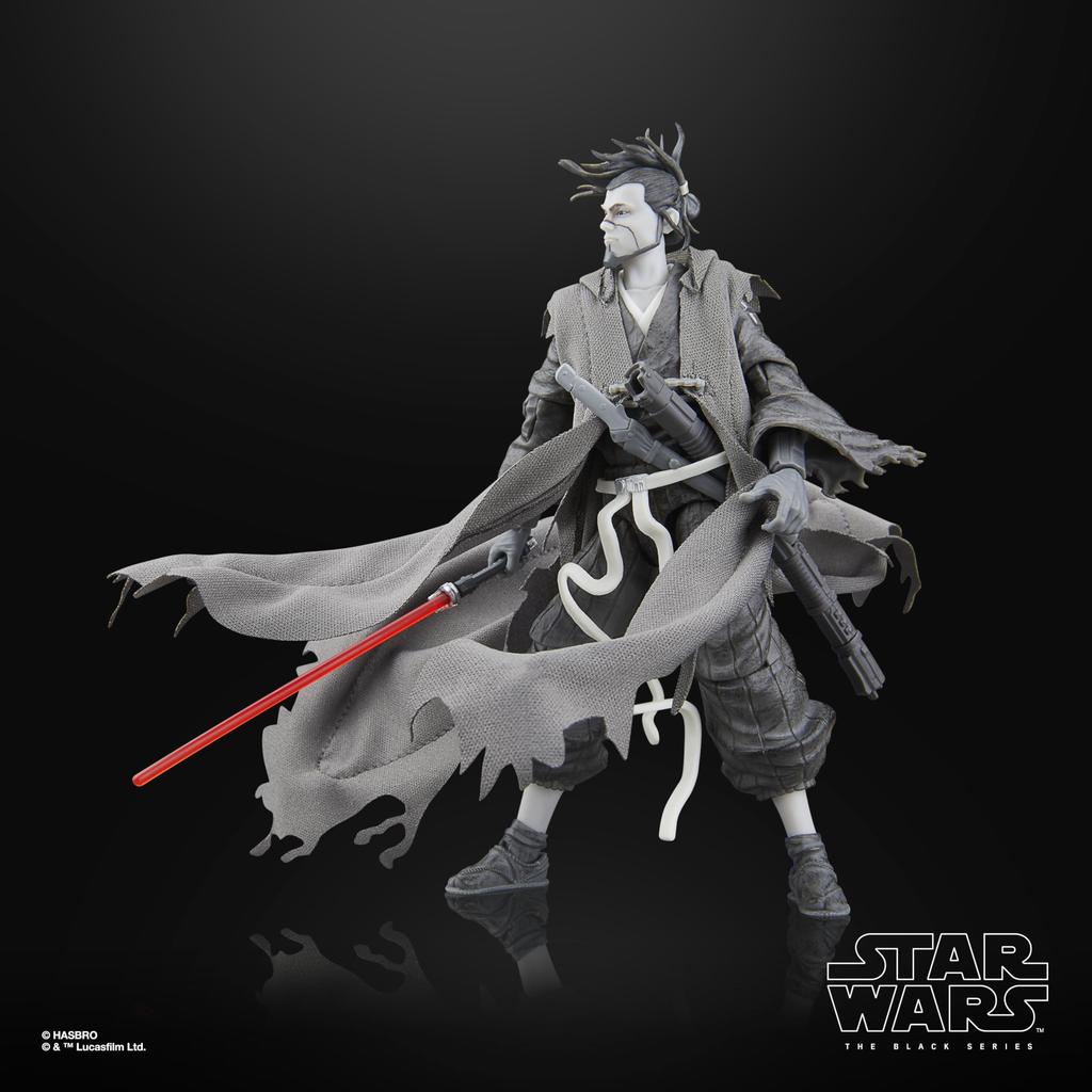 Star Wars The Black Series The Ronin Visions Premium Kolekcjonerska Figurka Akcji i R5-D56, 6-calowy Zestaw 2 sztuk