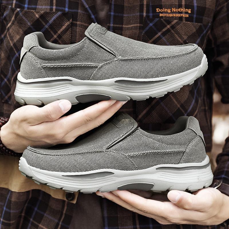 Cloth Shoes Men's Old Beijing Cloth Shoes Thick Soled Men's Oversized Size 48 Cloth Shoes