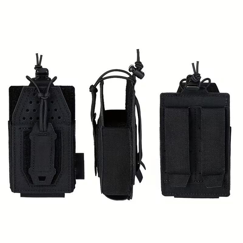 Open-Top Interphone Hanging Bag Walkie-talkie Holder Multi Function Tactical Mini Radio Pouch Holster