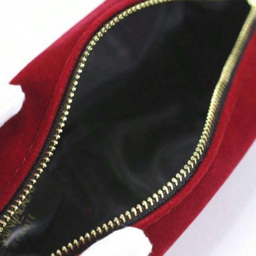 Yves Saint Laurent Cosmetic Storage bag, Red Cotton, Can Store Eyebrow Pencil, Makeup Brush, Eyeliner Pencil, Lipstick