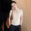 La Chapelle Women's 2026 Summer Ice Cool Hollow Knit Top
