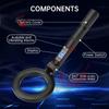 DM3005A Professional LED Metal Detector Handheld Pinpointer with Alarm Scanner Security Checker Gold Finder Metal Detect Tools