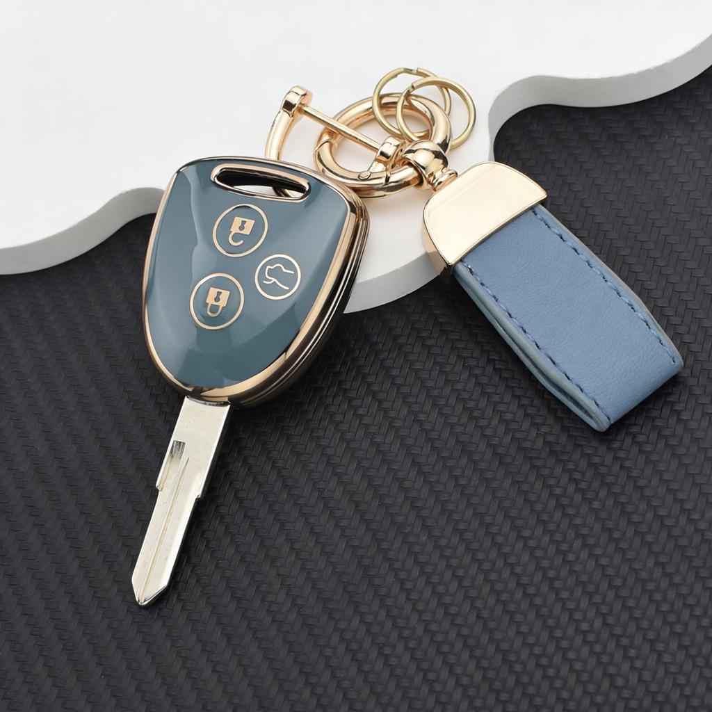 2/3 Buttons Soft Car Key Fob Cover Case For TOYOTA Grand New Avanza Daihatsu Xenia Perodua Alza Myvi Axia Remote Key Protector Cu20