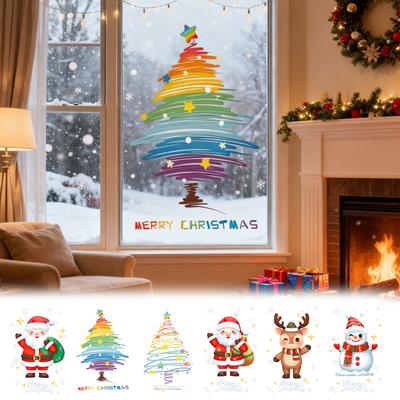 Christmas Window Stickers Decorations Perfect For Decorating Window