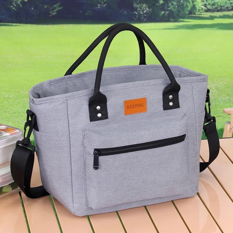 Portable Insulated Bag for Office Workers To Pack Lunch Box Bag with Rice Portable Lunch Box Bag Picnic Waterproof Ice Bag