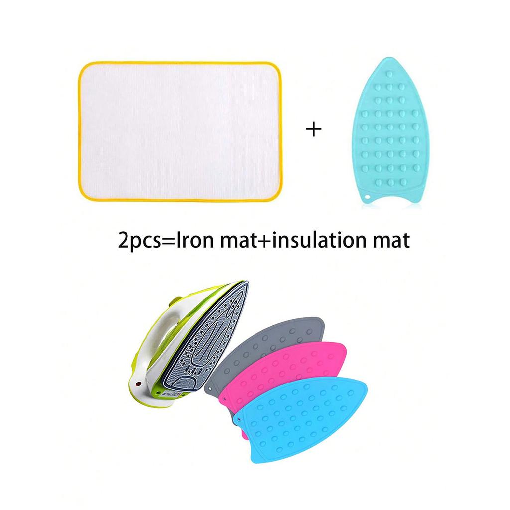 2pcs- Creative Silicone Iron Hot Protection Rest Pad Mat Rest Ironing Pad Insulation Boards Safe Surface Iron Stand Mat Hot