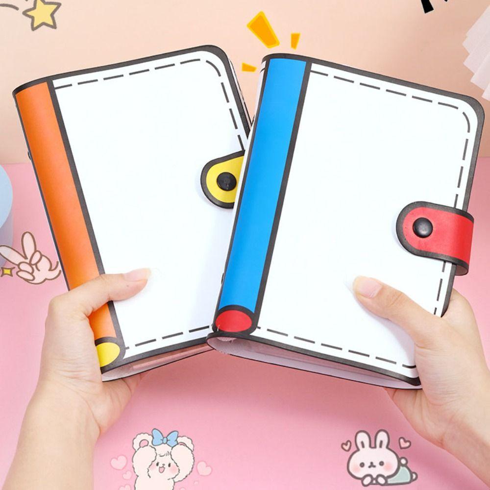 A6 Accounting Book 100Sheets Loose Leaf Notebook Multi-function PU Leather Notebook  Stationery