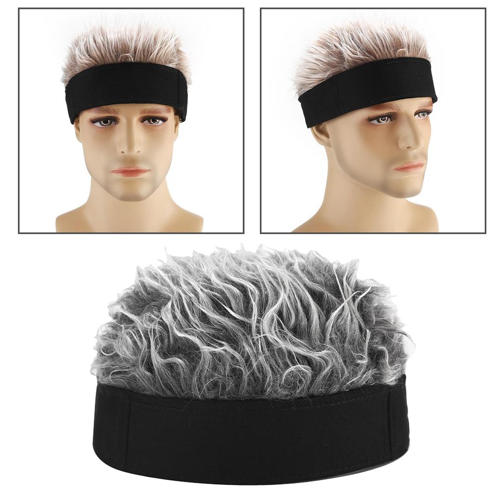 Flair Hair Beanie Hat Fake Wig 