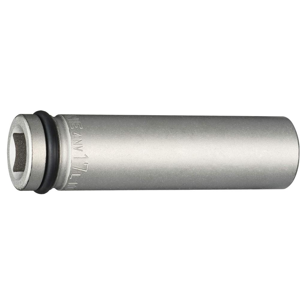TONE Impact Extra 17mm Hex Size HP4NV-17L100 Socket, Long, 12.7mm (1/2") Drive,