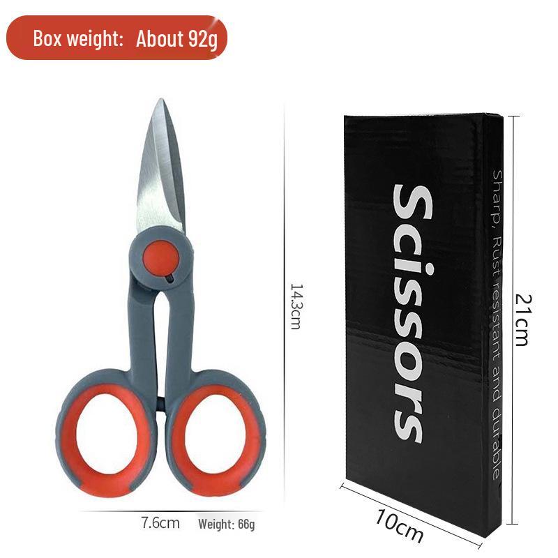 Thickened Serrated Stainless Steel Electrician's Shears for Cutting Iron Sheets & Wires, Industrial Wire Stripping Shears