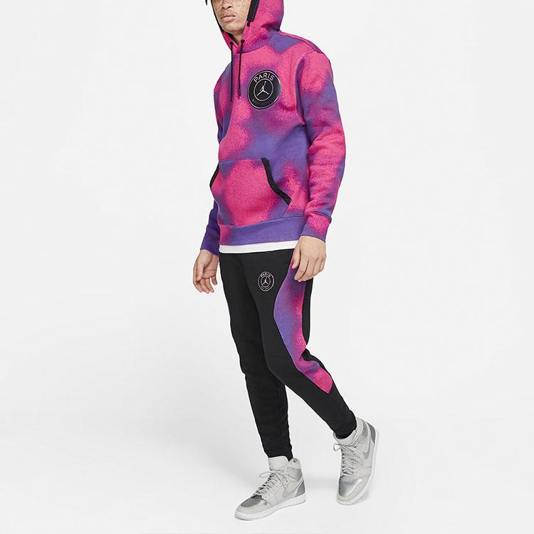 Jordan × PSG Sweatshirts Men's Spiritual Purple Hooded Moderate Regular CK9650-510