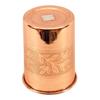 Copper Water Glasses with Embossed Design, Drinkware & Serveware, Ayurvedic Health Benefits, 300 ml Capacity, Set of 6